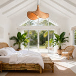 Wabi-Sabi Organic Bamboo Pendant Light Ø52cm