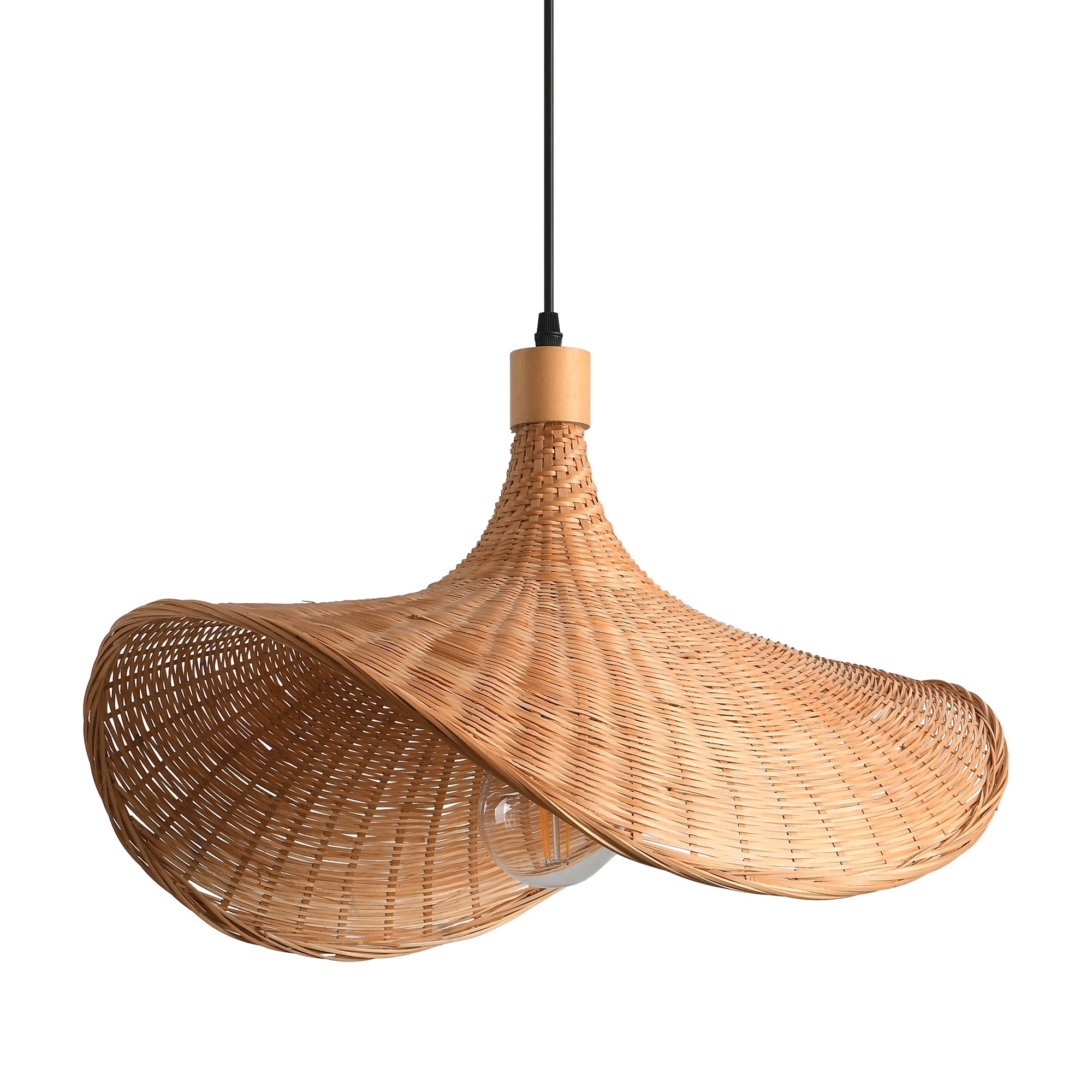 Wabi-Sabi Organic Bamboo Pendant Light Ø52cm