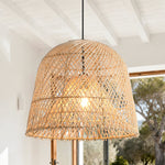 Scandinavian Minimalist Rattan Pendant Light Ø38cm