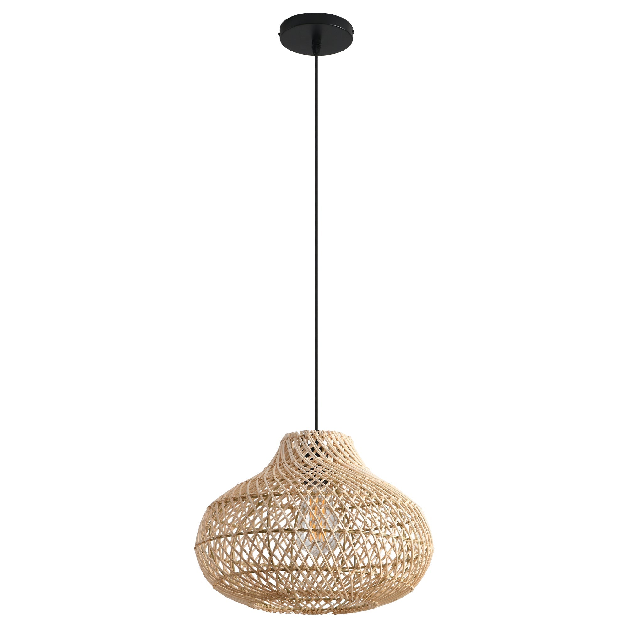 Coastal Rattan Pendant Light Ø48cm