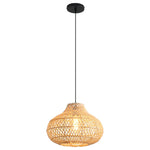 Coastal Rattan Pendant Light Ø48cm