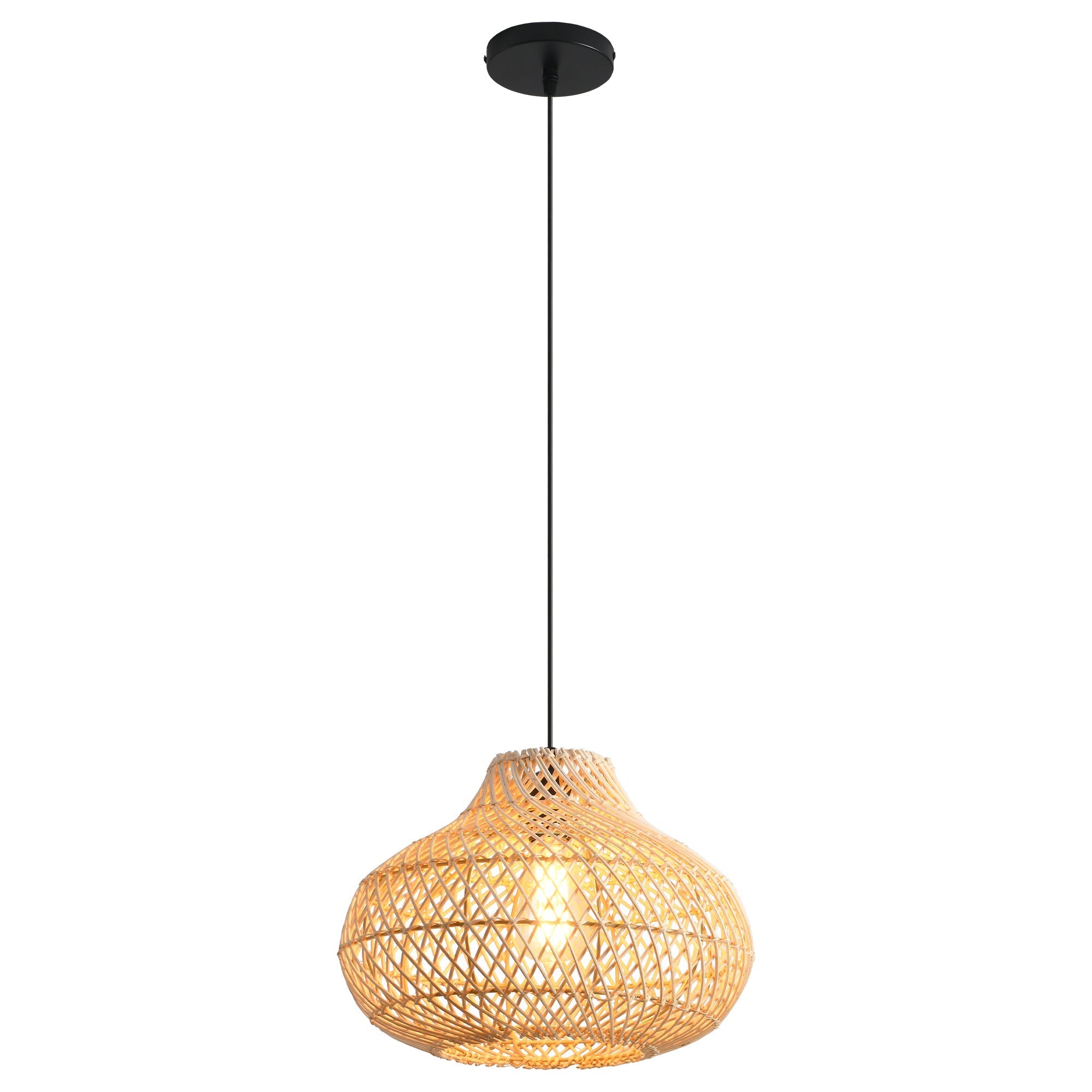 Coastal Rattan Pendant Light Ø48cm