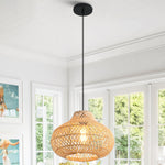 Coastal Rattan Pendant Light Ø48cm