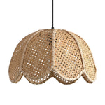 Natural Textured Lotus Rattan Pendant Light Ø40cm