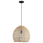 Earthy Minimalist Weave Rattan Pendant Light Ø40cm
