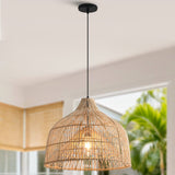 Modern Minimalist Weave Rattan Pendant Light Ø50cm