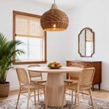 Bohemian Rattan Teardrop Pendant Light Ø48cm