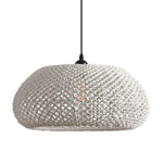 Bohemian Rustic Woven Cotton Pendant Light Ø48cm
