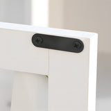 Ashford 93"/236cm witte tv-standaard met opbergkasten en 36"/91cm elektrische haard