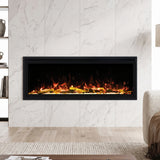 106 cm 42" CARRY Media Wall Electric Fire with 13 Flame Colors Built-In Electric Fire with Remote Control 750/1500W