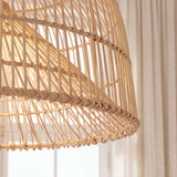 Moderne minimalistische geweven rotan hanglamp met een diameter van 50 cm 