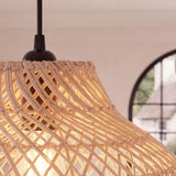 Suspension en rotin côtier de 48 cm de diamètre 
